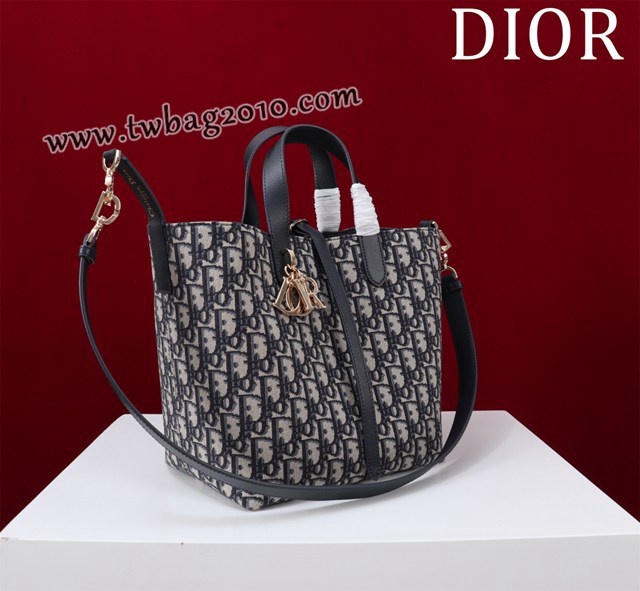 Dior专柜新款迪奥高仿原单藤格纹图案Toujours竖版手袋时尚托特购物包 djfk1678